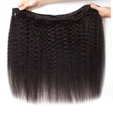 Extensions de cheveux tissés ondulés crépus en cheveux naturels de haute qualité