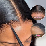 9x6 Perruque en dentelle frontale HD sans colle avec cheveux humains, pré-coupée, Lace Melt et prête à porter, PartingMax | Kinky Curly