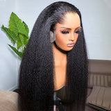 Perruque Lace Front Kinky Lagos Hairline Preshaped M Hairline 13x6 Skin Melt