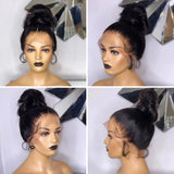 Perruques de cheveux humains Full Lace densité 180% effet « peau fondue »