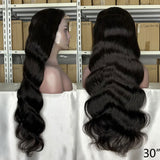{50 % de réduction} Perruque Lace HD 13x4 Skin Melt Lace 30" en cheveux humains naturels, coupe Body Wave