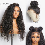 {Soldes Exceptionnels} Perruque Lace Frontale 360 Cheveux Humains 250% Invisible Water Wave