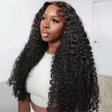 Full Lace 200% Natural Hairline HD/Transparent Human Hair Lace Wig Burmese Curls