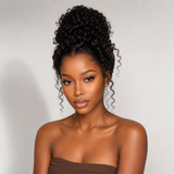 Perruque de boucles birmanes Full Lace avec faux cuir chevelu, pré-épilée, en cheveux humains vierges