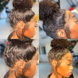 Liana | Perruque Lace 360 en Cheveux Humains Vierges Pré-épilés | Frisés