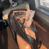 {50 % de réduction} Perruque Lace Front Super Longue Cheveux Humains Lisses