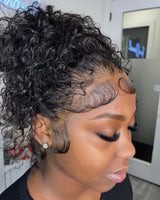 Perruques de cheveux humains Full Lace densité 180% effet « peau fondue »