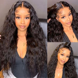 Candice | Perruque Lace Front à Ondulations Naturelles en Cheveux Naturels avec Effet Skin Melt 13x6