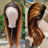 {Liquidation} Perruque Lace 360 à bretelles invisibles, cheveux humains 250 %, couleur Yaki