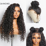Péruque frontale en dentelle Invisible Strap Skin Melt 370 Fitted Cap | Cheveux ondulés