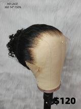 {DERNIÈRE-PIÈCE-DÉSTOCKAGE} Perruque Lace Front 360 Ondulée Invisible Cheveux Naturels Modèle Skin Melt
