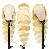 {50 % de réduction} Perruque Lace Front 13x4 Blonde 613 en Cheveux Humains | Body Wave
