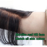Extensions de Cheveux Humains Frange en Dentelle HD Suisse