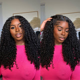 {Soldes Exceptionnels} Perruque Lace Transparente 4X4/13x4 Cheveux Humains 250% Kinky Curly