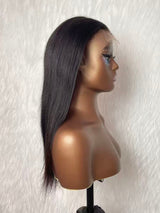 {LAST-PIECE-CLEARANCE} 13x6 Knot-Free Skin Melt Lace Yaki Straight Human Hair Wig