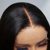 PAS DE CHEVEUX COURTS (retour de cheveux de 6 pouces) Perruque BOB en dentelle frontale 5x5 Skin Melt