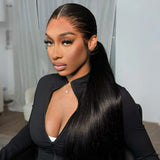 Lagos Hairline Skin Melt Perruque en cheveux humains 360 Lace Invisible Strap Lisse/Ondulée