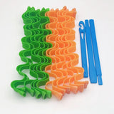 Lot de 12 bigoudis magiques sans chaleur