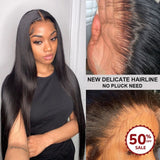 Perruque frontale lisseur soyeux Boutique Skin Melt Lace + Cheveux Délicats
