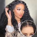 Perruque Lace Frontale Curly Edge Naturel 4C Edge 13x6 Effet Peau Boucles Birmanes