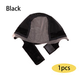 Bandeau en velours avec dentelle 4x5, bonnet en maille, bonnet de perruque extensible, bonnet de perruque en dentelle