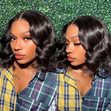 Kitty | Perruque Lace Front BOB 13x4 en Cheveux Humains Vierges | Onde Corporelle