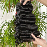 Extensions de cheveux humains de haute qualité tissage cheveux indiens ondulés lâches
