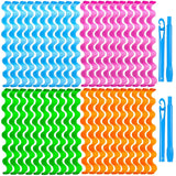 Lot de 12 bigoudis magiques sans chaleur