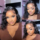 Emmie | Perruque Lace Front BOB 13x4 en Cheveux Humains Vierges | Ondulé Lâche