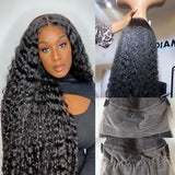 {Vente Exceptionnelle} Perruque de Cheveux Humains 360 Lace Invisible Strap 250% Boucles Birmanes