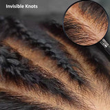 SANS NŒUDS - Perruque frontale bob en cheveux humains préeffilés avec dentelle fondue 13x6