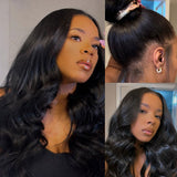 Extensions de cheveux à clipser en PU sans couture Ultra Thin Body Wave en cheveux humains vierges