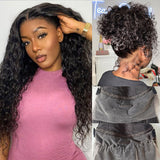 {Soldes Exceptionnels} Perruque Lace Frontale 360 Cheveux Humains 250% Invisible Water Wave