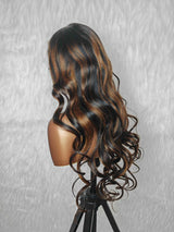 {LAST-PIECE-CLEARANCE} Perruque en cheveux humains ondulés de 370 % à haute densité, avec dentelle HD et sangle invisible