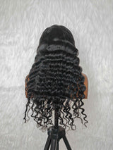 {DERNIÈRE-PIÈCE-EN-STOCK} Perruque Lace Front HD 13x6 en Cheveux Humains, Ondulée Profonde et Lâche