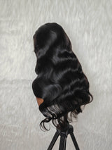 {DERNIÈRE-PIÈCE-EN-STOCK} Perruque Lace Front 13x6 HD en Cheveux Humains, Ondulation Corps