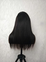 {LAST-PIECE-CLEARANCE} V-Part Human Hair Straight Wig