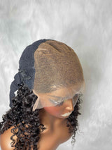 {DERNIÈRE-PIÈCE-EN-STOCK} Perruque sans colle 9x6 à cordon de serrage en cheveux naturels, avec dentelle fondante et boucles birmanes