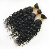 Extension de cheveux naturels ondulés en vrac pour tresses sans nœuds bohèmes
