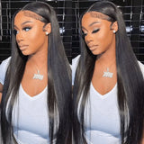 {Vente flash} Perruque Lace Transparente 4X4/13x4 250% Cheveux Humains Lisses