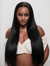 Perruque Lace Cheveux Remy Bruts Qualité Supérieure Coupés Platinium Lisses