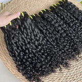 Extensions de Cheveux Humains Tissés de Haute Qualité, Boucles Pixie