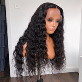 {Vente Flash} Perruque Lace Transparente 4X4/13x4 250% Cheveux Humains Ondulés