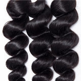 Extensions de cheveux en tresses de cheveux humains de haute qualité, ondulées lâches