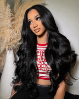 Perruque en cheveux humains Body Wave avec dentelle HD fondue, sans nœuds, 5x5/13x6, et bonnet amélioré