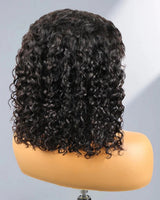 Perruque de cheveux humains en dentelle fondue Air Cap KNOT-FREE 5x5/13x6 Water Wave Bob améliorée