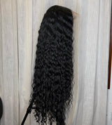 Lagos Hairline Perruque Loose Wave avec Frontal en dentelle Skin Melt préformée en M 13x6