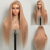 Perruque Lace Front Cheveux Humains Blonds Cendrés Lin 13x4/13x6 Prédécoupée