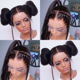 {50 % de réduction} Perruque Lace Front Super Longue Cheveux Humains Lisses