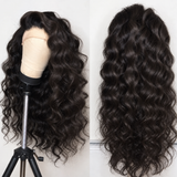 Perruque ondulée frontale 13x6 en dentelle fondue + perruque frontale ondulée avec bordure délicate